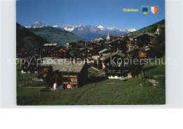 12488016 Graechen VS Bietschhorn Nessthorn Aletschhorn Wannenhorn Graechen - Andere & Zonder Classificatie