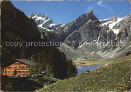 12461086 Seealpsee Berggasthof Mit Altmann Rotsteinpass Rossmad Und Saentis Seea - Other & Unclassified