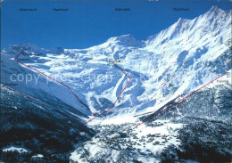 12459676 Saas-Fee Skiarena Saas-Fee - Andere & Zonder Classificatie