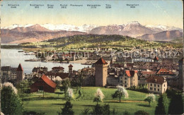 12459426 Luzern LU Panorama Bergkette Luzern - Andere & Zonder Classificatie