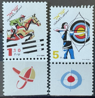 ISRAEL - MNH** - 1997 -  # 1414/1415 - Unused Stamps (with Tabs)