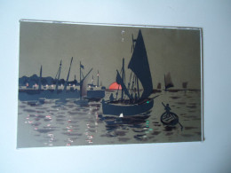 ITALY   POSTCARDS  COLDEN COLOURS PAINTINGS BOATS     MORE  PURHASES 10% DISCOUNT - Otros & Sin Clasificación