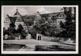 AK Wermsdorf, Ansicht Der Sächs. Reit- Und Fahrschule  - Wermsdorf