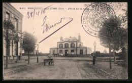 CPA Breteuil, Place De La Gare  - Breteuil