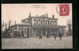 CPA Louviers, La Gare  - Louviers