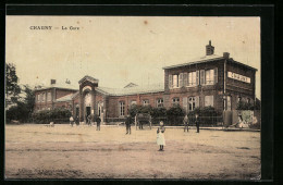 CPA Chauny, La Gare  - Chauny