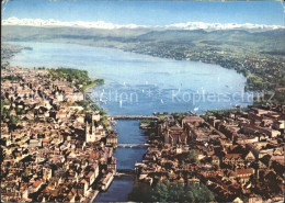 12381446 Zuerich Fliegeraufnahme Mit Zuerichsee Und Alpen Zuerich - Otros & Sin Clasificación