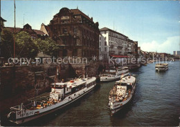 12371626 Basel BS Schifflaende Personenboote Basel BS - Sonstige & Ohne Zuordnung