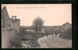 CPA Craonnelle, Maison Dollée Et Carrefour  - Craonne