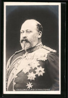 Pc König Edward VII. Von England In Ordengeschmückter Uniform  - Familles Royales