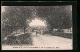 CPA Coulonges-en-Tardenois, Rue De Graviers - Pont Bénard  - Autres & Non Classés