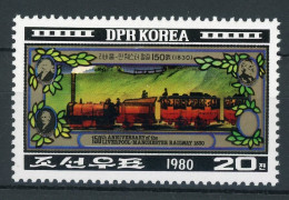 Korea Nord 2065 Postfrisch Eisenbahn Lokomotive #IU767 - Corée (...-1945)