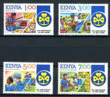 Kenia 322-325 Postfrisch Pfadfinder #IU893 - Kenya (1963-...)