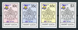 St. Lucia 728-31 Postfrisch Pfadfinder #IU894 - St.Lucie (1979-...)