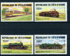 Elfenbeinküste 826-829 Postfrisch Eisenbahn Lokomotive #IU836 - Côte D'Ivoire (1960-...)