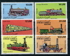 Mauretanien 704-709 Postfrisch Eisenbahn Lokomotive #IU777 - Mauritanie (1960-...)