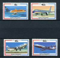 Bahamas 649-52 Postfrisch Flugzeuge #GI058 - Bahamas (1973-...)