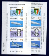 Uruguay Block 54 A + B Postfrisch Zeppelin #GO528 - Uruguay