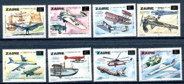 Zaire (Kongo) 580-587 Postfrisch Flugzeuge #GI222 - Other & Unclassified