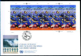 UNO Wien UNPA 127-128 Meerestiere Ersttagesbrief/FDC #IX312 - Other & Unclassified