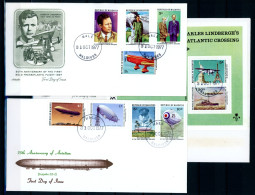 Malediven 721-728 + Block 47 Zeppelin Ersttagesbrief/FDC #GO644 - Maldives (1965-...)