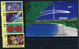 Grenada Block 156 Und 1462-1466 Postfrisch Raumfahrt #GB348 - Grenada (1974-...)