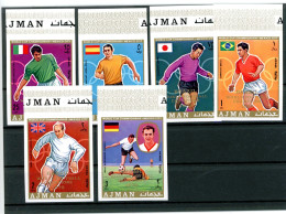 Ajman 586-591 Postfrisch Fußball WM 1970 #GE426 - Abu Dhabi
