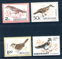 Uruguay 955-58 Postfrisch Vögel #JD205 - Uruguay