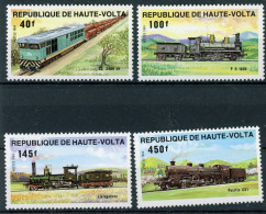 Obervolta 968-971 Postfrisch Eisenbahn #IU842 - Burkina Faso (1984-...)