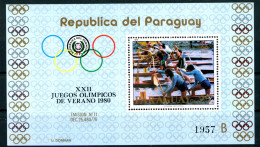 Paraguay Block 346 Postfrisch Olympia #HL094 - Paraguay