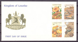 Lesotho 777-80 Pilze Ersttagesbrief/FDC #IF472 - Lesotho (1966-...)