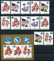 Togo 808-813 A+B + Block 49 Postfrisch Raumfahrt Apollo 13 #GF635 - Togo (1960-...)