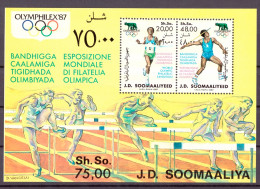 Somalia Block 23 Postfrisch Olymphilex 1987 #HL166 - Somalie (1960-...)