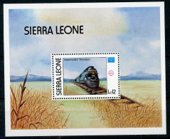 Sierra Leone Block 46 Postfrisch Eisenbahn #IU850 - Sierra Leona (1961-...)