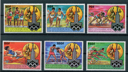 Zentralafr. Rep. 726-731 B Postfrisch Olympia 1980 Moskau #HL258 - Central African Republic