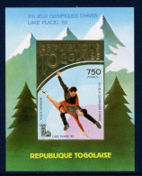 Togo Block 153 Postfrisch Olympia 1980 Lake Placid #HL223 - Togo (1960-...)