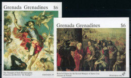 Grenada/Grenadinen Bl 239-40 Postfrisch Kunst #IY931 - Grenada (1974-...)