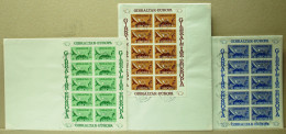 Gibraltar Kleinbögen 392-394 Cept 1979 Ersttagesbrief/FDC #IX359 - Gibilterra