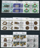 Bund Lot 4er Blöcke Zentrisch Gestempelt #IX430 - Collections