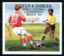 Barbuda Block 109 Postfrisch Fußball WM 1986 #GE649 - Anguilla (1968-...)