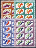 Sowjetunion Kleinbögen 5352-5355 Postfrisch Olympiade 1984 #JG749 - Autres & Non Classés