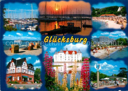 72970331 Gluecksburg Ostseebad Seglerhafen Strand Hotel Park Schloss Gluecksburg - Other & Unclassified