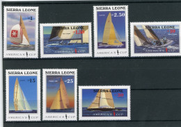 Sierra Leone 964-70 Postfrisch Schiff #IF584 - Sierra Leone (1961-...)