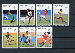 Kambodscha 1089-95 Postfrisch Fussball #GE670 - Camboya