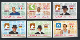Ajman 448-453B Postfrisch Olympiade #HL353 - Abu Dhabi
