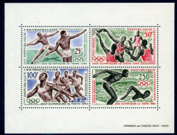 Zentralafrika Block 2 Postfrisch Olympiade #HL279 - Zentralafrik. Republik