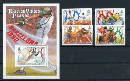 Jungferninseln 702-705+Block 66 Postfrisch Olympische Spiele #HL295 - Anguilla (1968-...)