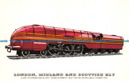 R082336 London. Midland And Scottish Rly. Class 7P No 6221 Queen Elizabeth - Sonstige & Ohne Zuordnung