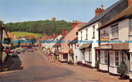 R082352 The Main Street With The Yarn Market. Dunster. L. T. Blackmore - World