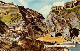 R082356 Beach And Castle Ruins. Tintagel. Harvey Barton. No 27177 - World